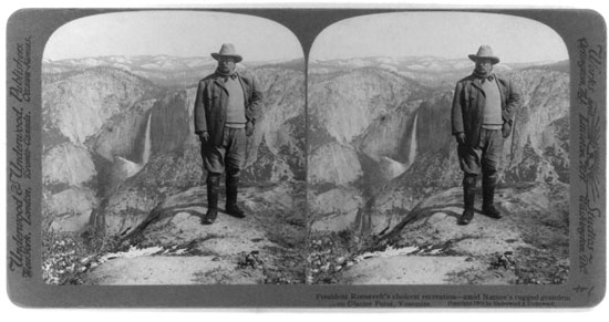 President Roosevelt at Glacier Point
